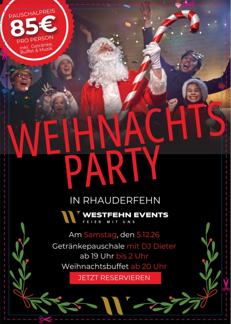 Weihnachtsparty 2026 Rhauderfehn
